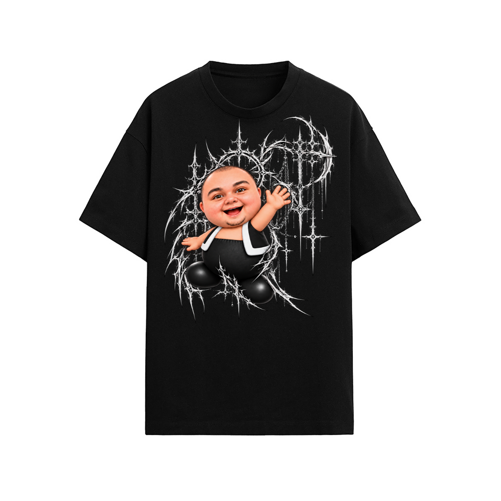 Camiseta Alcebiche Gótica negra manga corta