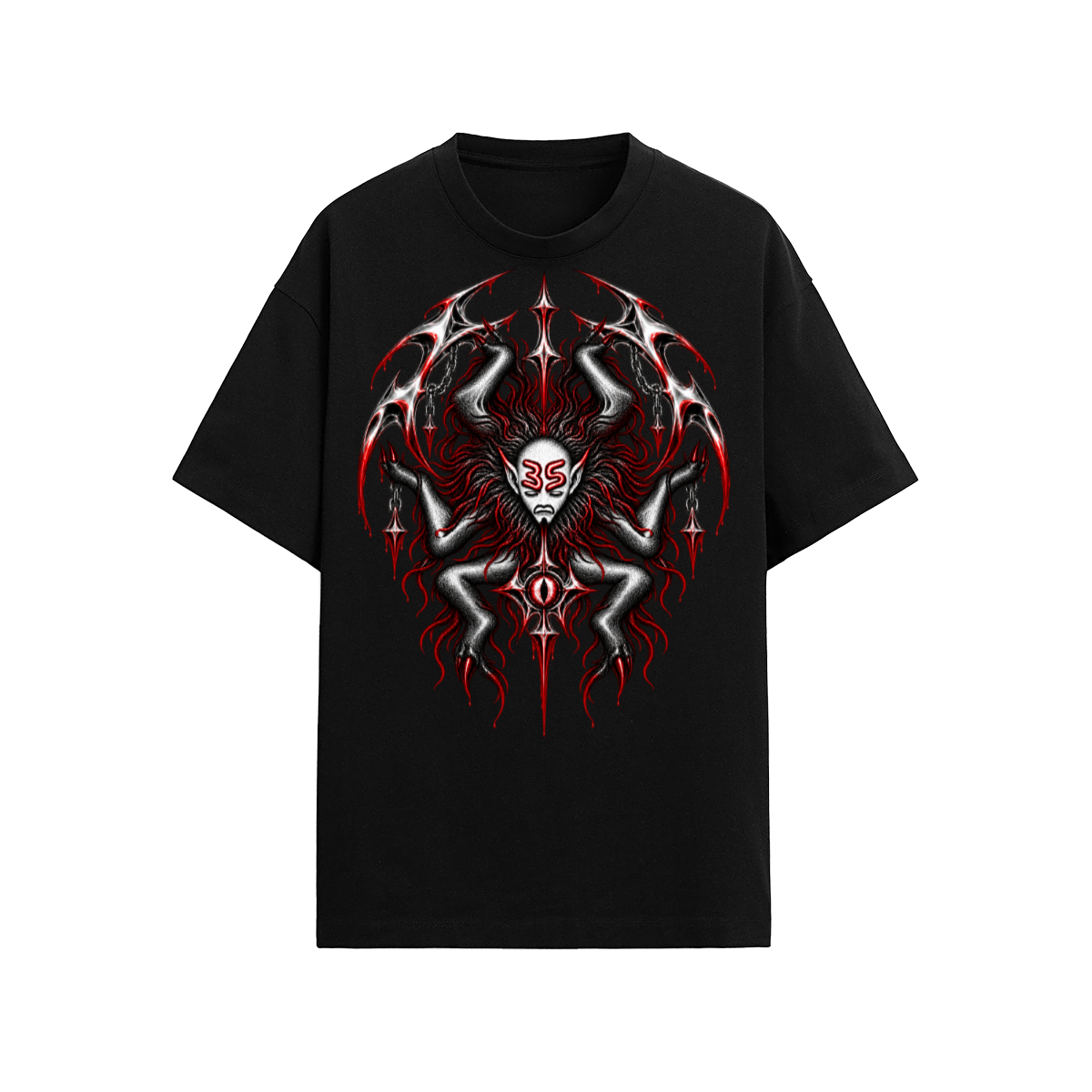 Camiseta Ritual Adrity negra manga corta
