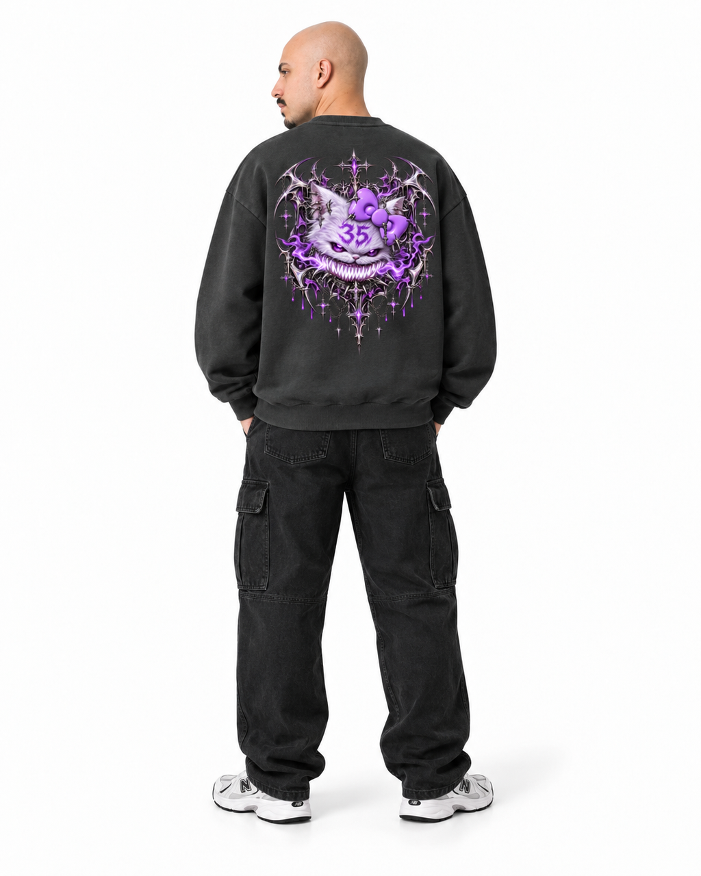 Unisex Oversized Crewneck sweatshirt (460GSM)